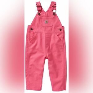 Carhartt Kids Bright Pink Overalls Size 24 mos New